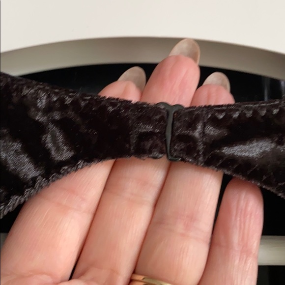 VS NWOT Scandalous velvet thong bodysuit - Picture 8 of 9